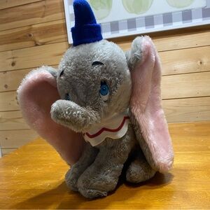 Share Vintage Walt Disney Dumbo 8” Plush Baby Elephant Character Stuffed Animal